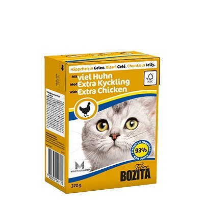 BOZITA Chunks in Jelly with Minced Chicken 370g