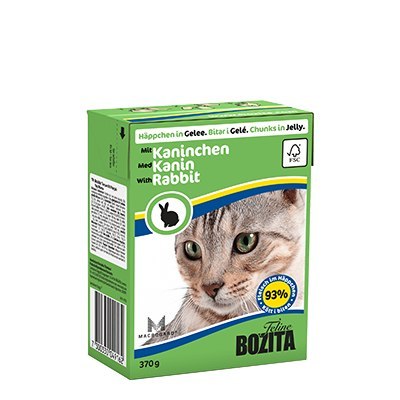 BOZITA Chunks in Jelly with Rabbit 370g