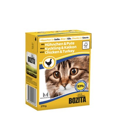 BOZITA Chunks in sauce with Chicken & Turkey 370g