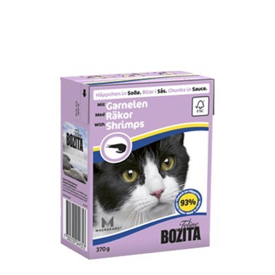 BOZITA Chunks in sauce with Shrimps 370g