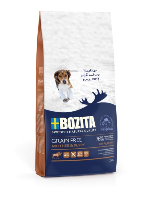 BOZITA Dog Grain Free Mother and Puppy Elk 2 kg