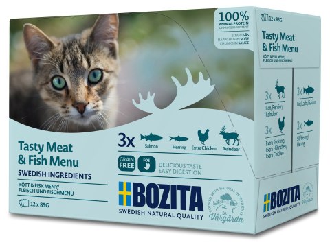 BOZITA Pouch Multibox Meat & Fish-Menu 1,02 kg