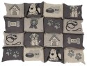 TRIXIE Koc Patchwork, 105 × 80 cm, beżowy/szary [TX-37077]