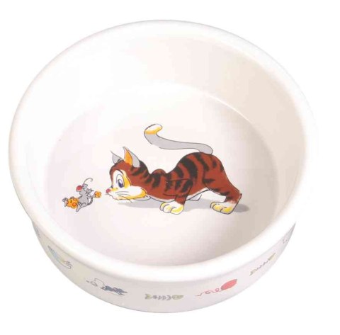 TRIXIE MISKA CERAMICZNA DLA KOTA Z MOTYWEM 200ml [TX-4007]