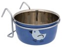 TRIXIE Miska ze stali nierdzewnej z uchwytem i nadrukiem, 350 ml/o 10 cm [TX-54921]