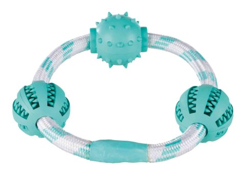 TRIXIE Sznur z piłkami „Denta Fun", o 20 cm [TX-33704]
