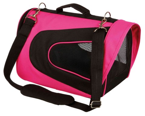 TRIXIE TORBA transportowa Alina, nylon, 22 × 23 × 35 cm, różowo-czarna [TX-28966]