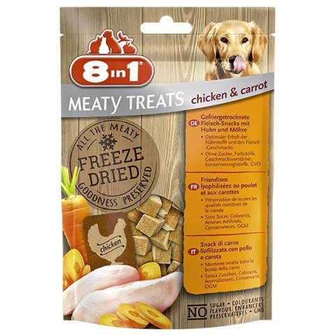 8in1 Przysmak 8in1 Dog Freeze Dried Chicken/Carrots 50 g. [T146124]