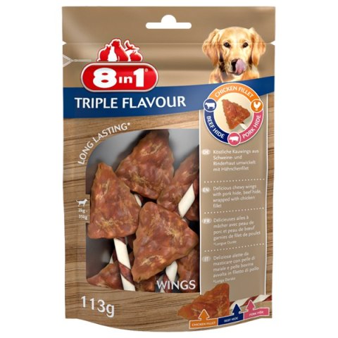 8in1 Przysmak 8in1 Triple Flavour Wings [T144663] 6 szt.