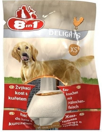 8in1 Przysmak Delights Bones XS [T108924] 1 szt.