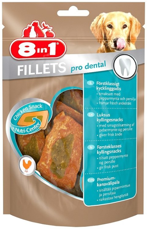 8in1 Przysmak Fillets pro dental S 80g [T112358]