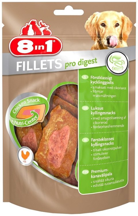 8in1 Przysmak Fillets pro digest S 80g [T112440]