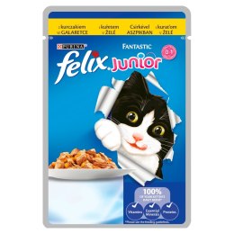 FELIX FANTASTIC Junior Kurczak 85g