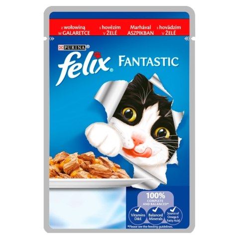 FELIX FANTASTIC Wołowina 85g