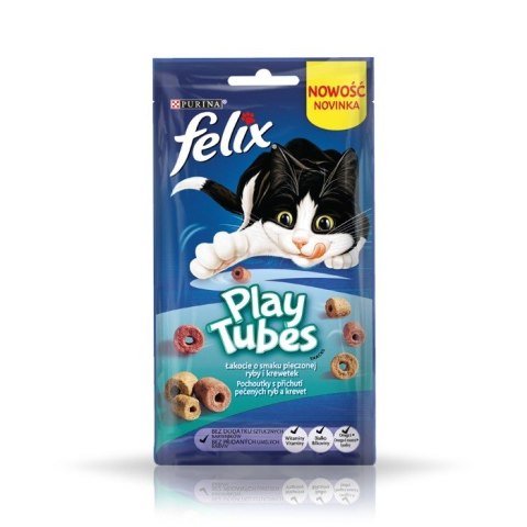 FELIX Play Tubes Pieczona Ryba Krewetki 50g