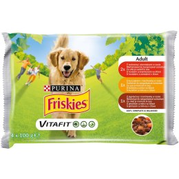 FRISKIES ADULT Mięso (4x100g)