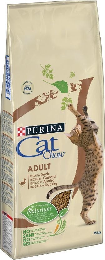 PURINA CAT CHOW ADULT Bogata w kaczkę 15kg