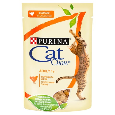 PURINA CAT CHOW ADULT GiJ Kurczak i Cukinia 85g