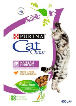 PURINA CAT CHOW SPECIAL CARE Hairball Control Bogata w kurczaka 400g