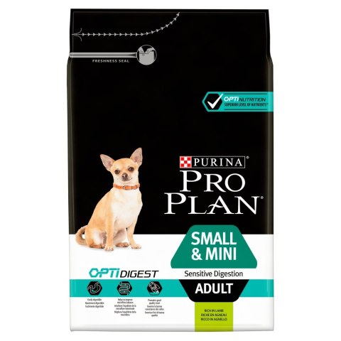 PURINA PRO PLAN SMALL & MINI ADULT OPTI DIGEST Jagnięcina 3kg