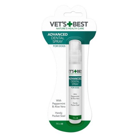 VET'S BEST Dental Spray Zestaw Podróżny 14ml