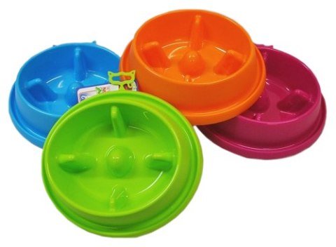 YARRO Miska plastikowa Slow Food spowalniająca jedzenie rozm.2 [Y10077]