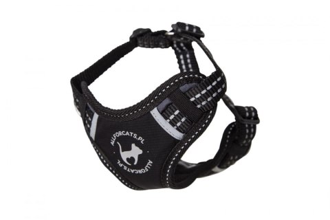 ALL FOR CATS Sportowe szelki Czarne XS dla kota