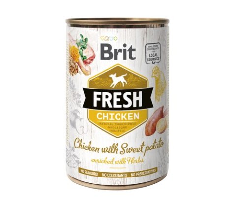 BRIT FRESH CHICKEN WITH SWEET POTATO 400 g