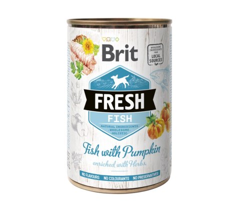 BRIT FRESH FISH WITH PUMPKIN 400 g