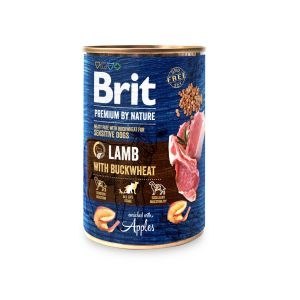 BRIT Premium By Nature Puszka Jagnięcina z Gryką 800g