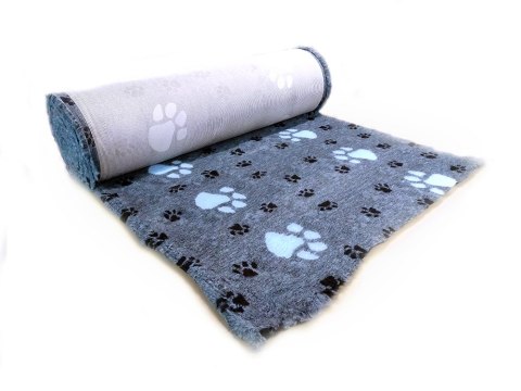 CANIFEL DryBed Posłanie (150x100) Big Paws Błękitno Czarny