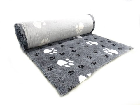 CANIFEL DryBed Posłanie (75x50) Big Paws Biało Czarny
