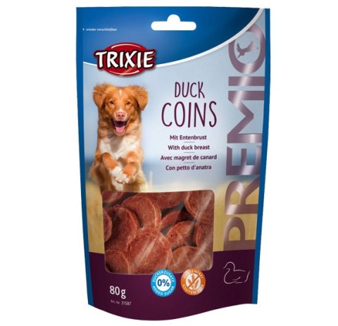 TRIXIE SNACKI Premio Krążki z kaczki, 80 g [TX-31587]