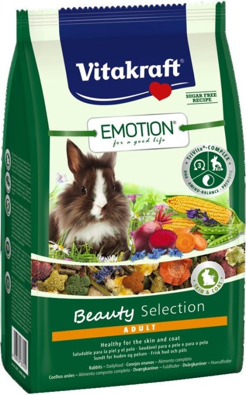 VITAKRAFT EMOTION BEAUTY karma dla królika 600g