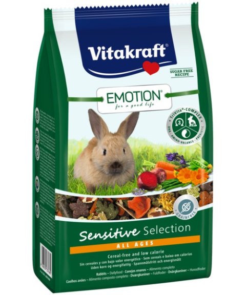 VITAKRAFT EMOTION SENSITIVE karma dla królika 600g