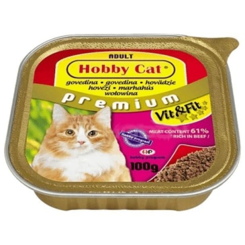 VITAKRAFT HOBBY CAT wołowina 100g karma d/kota