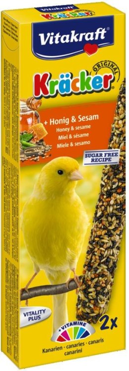 VITAKRAFT KRACKER kolba dla kanarka miodowa 2szt +1szt gratis