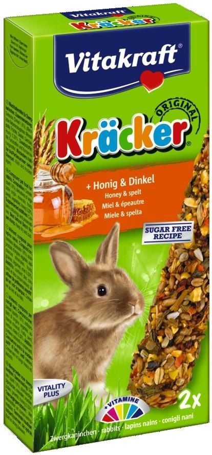 VITAKRAFT KRACKER kolba dla królika, miód i orkisz 2szt