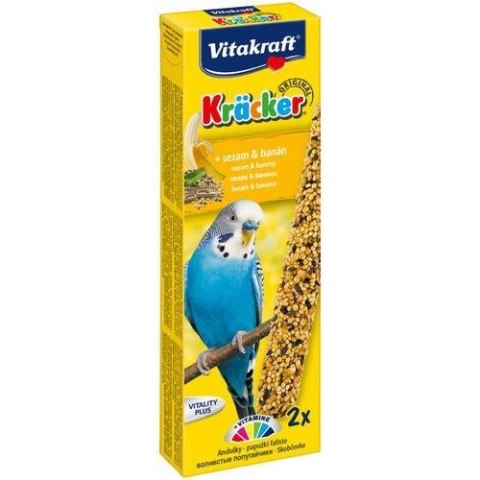 VITAKRAFT KRACKER kolba dla papugi falistej, sezam i banan 2szt