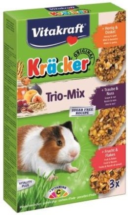 VITAKRAFT KRACKER kolba dla świnki morskiej miód, orzechy i owoce 3szt