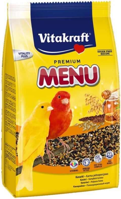 VITAKRAFT MENU VITAL 1kg + kracker gratis karma d/kanarka