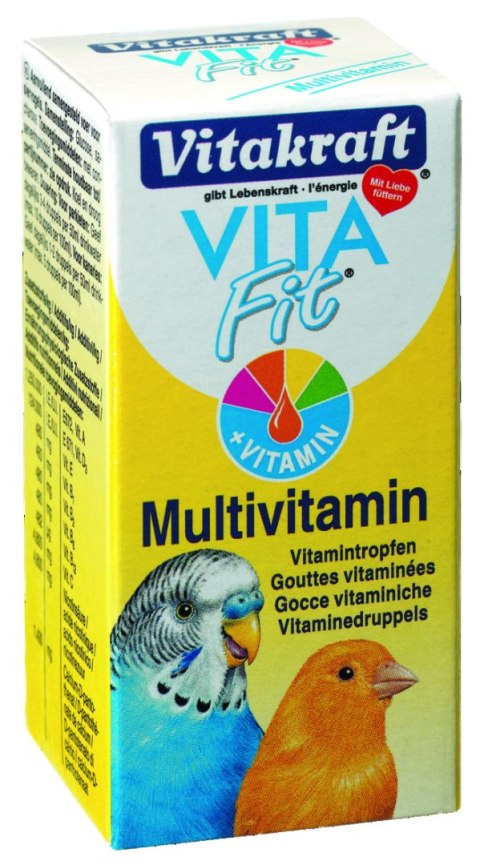 VITAKRAFT MULTIVITAMIN witaminy dla ptaków, krople 10ml