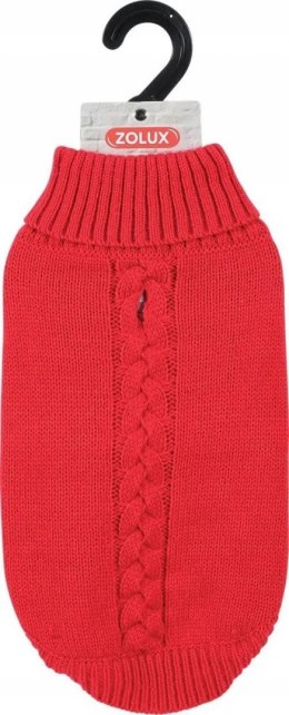 ZOLUX Sweterek Allure z golfem S35 czerwony [411461RGE]