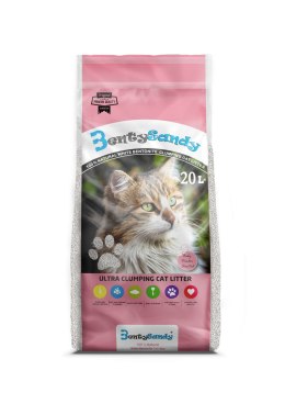 BENTY SANDY BABY POWDER Żwirek bentonitowy biały 20l