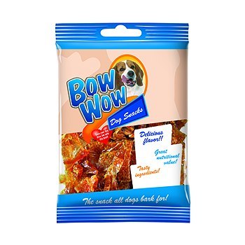 BOW WOW Kolagenowe chipsy z wątróbką drobiow 60g [BW367]