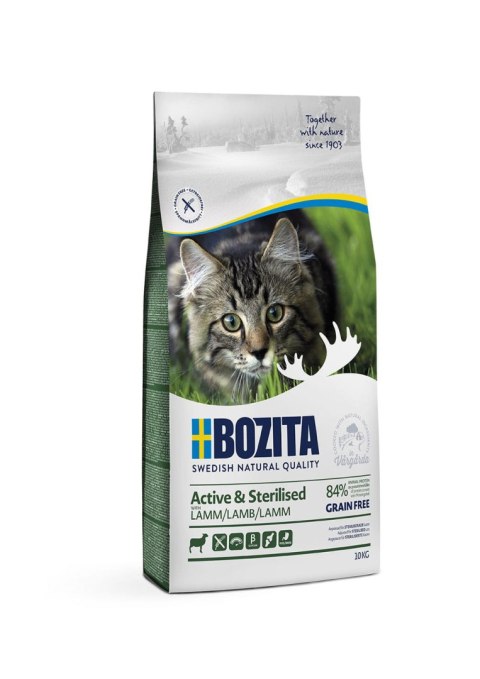 BOZITA Active & Sterilised Grain free Lamb 10kg