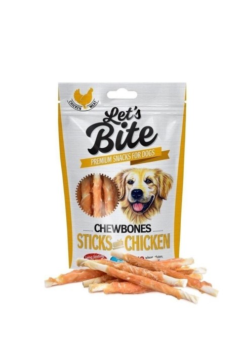 BRIT LET'S BITE CHEWBONES STICKS with CHICKEN 300g
