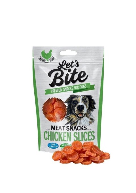 BRIT LET'S BITE MEAT SNACKS CHICKEN SLICES 80g
