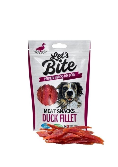 BRIT LET'S BITE MEAT SNACKS DUCK FILLET 300g