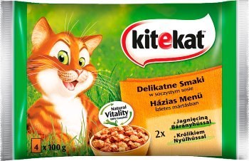 KITEKAT Delikatne Smaki sos 4x100g [252853]